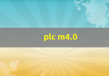 plc m4.0